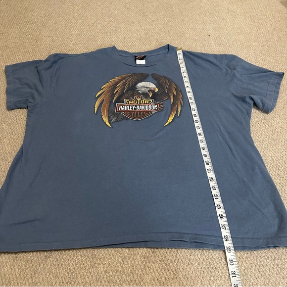 Motor Harley Davidson Cycles US 129 Dragon Tallassee Smokey Mountain Shirt 3XL - Picture 6 of 11